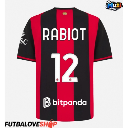 Dres AC Milan Adrien Rabiot #12 Domáci 2026-27 Krátky Rukáv